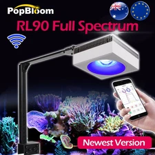 PopBloom RL90 WiFi 90W Full Spectrum Marine LED Aquarium Light Marine Reef Tank
