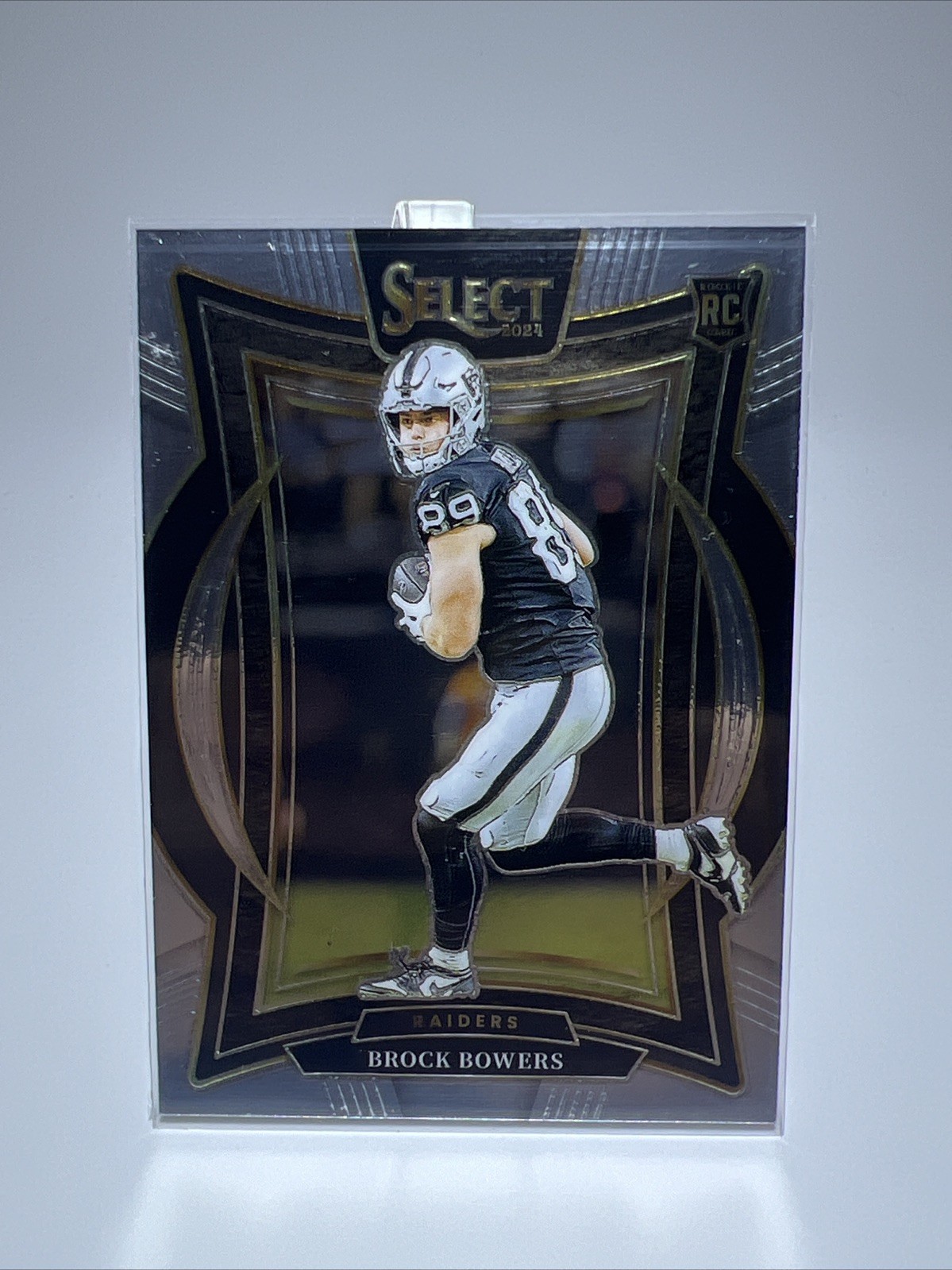 2024 Panini Select - Concourse Brock Bowers #31 Silver Prizm (RC)