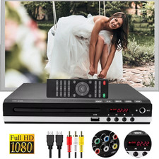 HD DvD CD Player Full HD 1080 Region Free HDMI Input Dual Mic USB Playback RCA