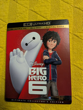 Ultimate Collectors Edition Disney Big Hero 6 (4K UHD, 2014) Slipcover Included
