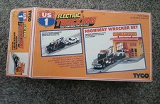 TYCO US1 Trucking Highway Wrecker Garage SHELL Service Station Original Box