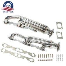 Exhaust Manifold Headerst3 For Chevy Camaro Trans Am Firebird 350 305 Twin Turbo
