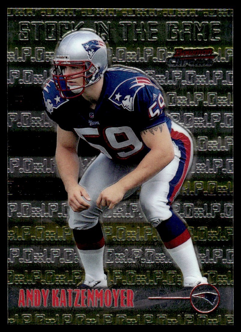 Andy Katzenmoyer Bowman Chrome Stock in the Game #S6 Base