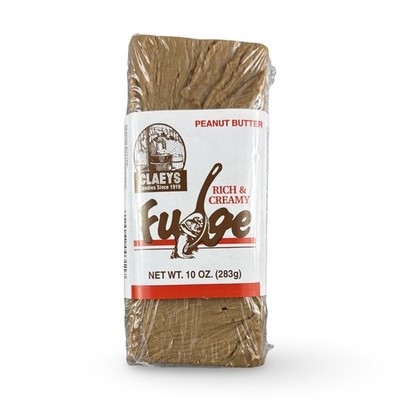 Claeys Rich & Creamy Fudge   Huge 10 oz Brick | Choose Chocolate, Peanut Butter,