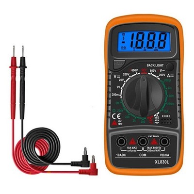 Digital Multimeter Messgerät Voltmeter Strom Amperemeter Kapazität Profi Prüfer