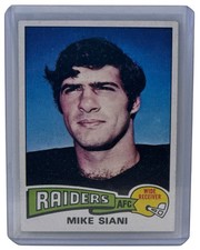 Mike Siani 1975 Topps Football Card Oakland Raiders #151