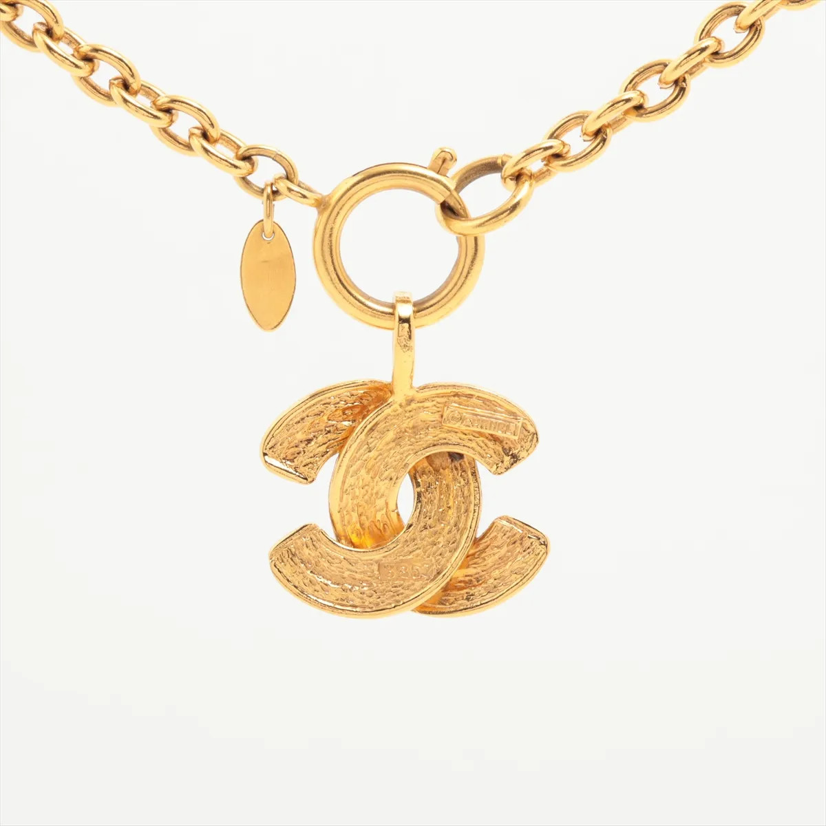 Chanel Coco Mark Matelasse 3857 Necklace GP Gold thumbnail 2