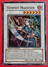 1x Yu-Gi-Oh! Tempest Magician - SOVR-ENSE1 - Super Rare - Limited Edition - NM