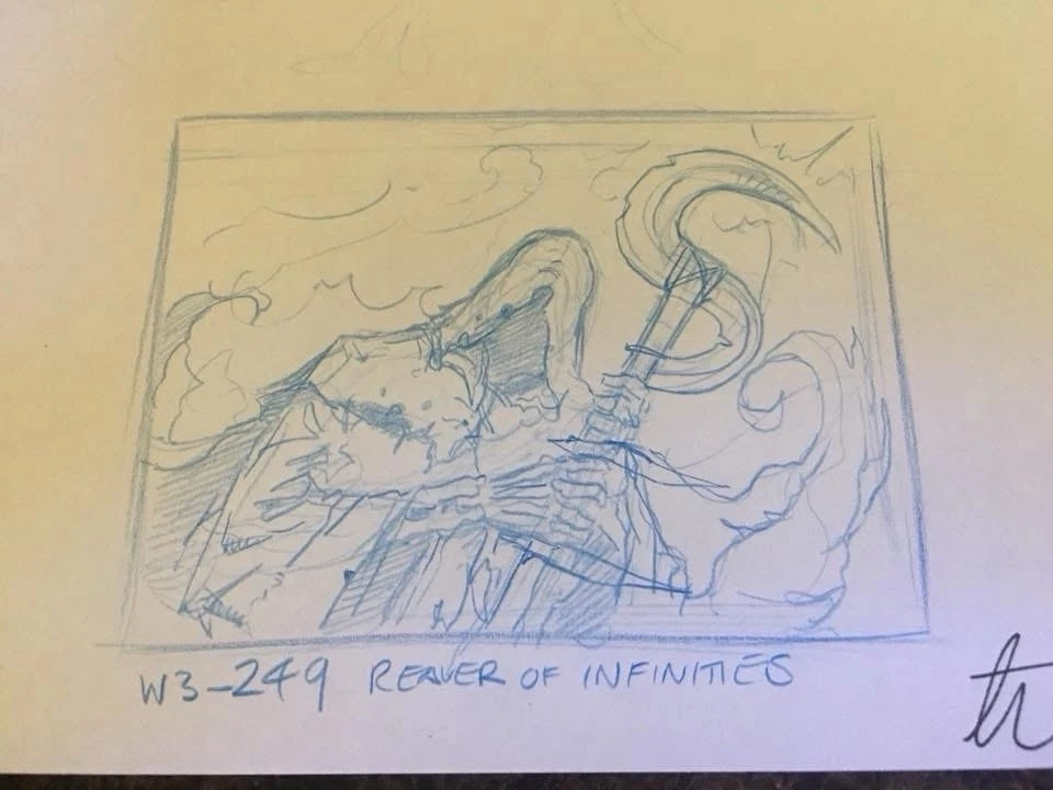 World of Warcraft Reaver of the Infinities Assessment Sketch by Greg Staples. - Image 3 of 3