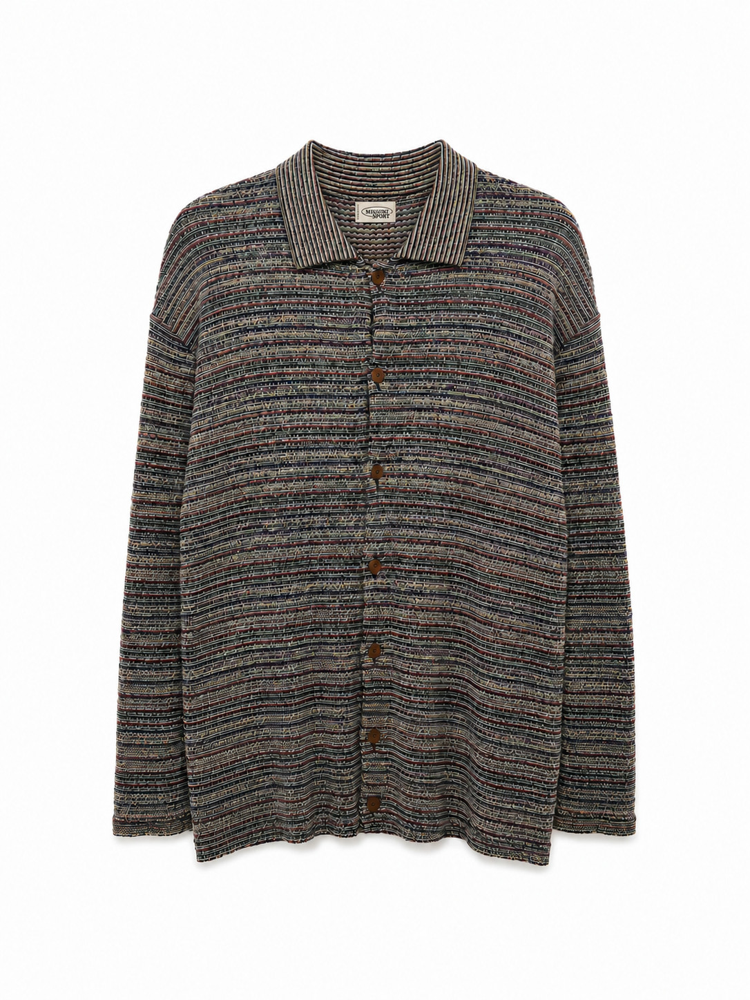 Cardigan a camicia Missoni Uomo 52 IT - L fantasia Multicolore Cotone Pre Owned