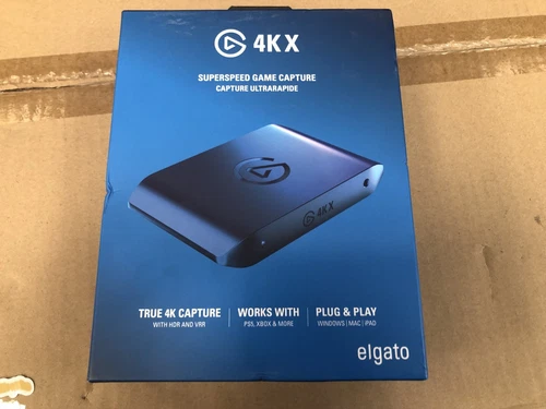 Elgato 4K X HDR10 External Capture Card - Brand New- Sealed