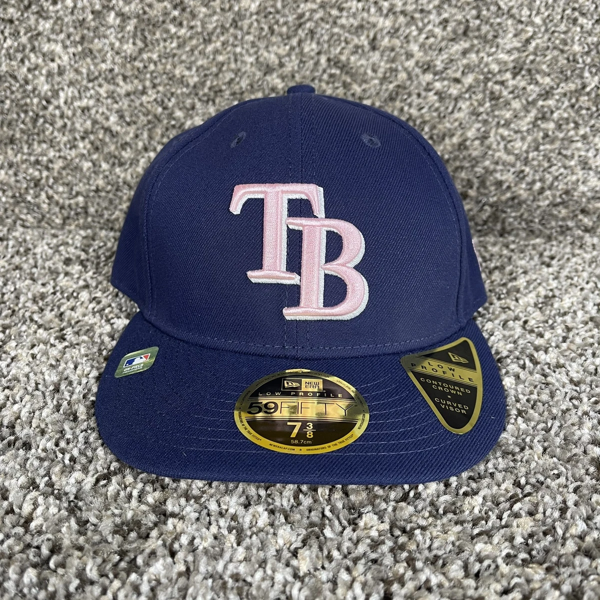 Casquette Tampa Bay Rays – Rose – Taille 7 3/8 – NEUVE