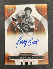 2024-25 UPPER DECK ENGRAINED ICONS TERRY CRISP AUTO