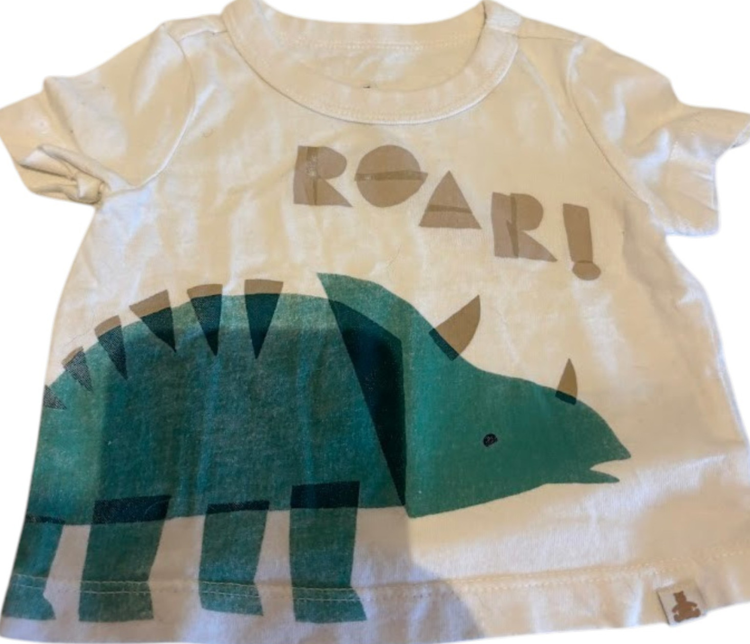 Baby Gap & Primark Dinosaur T Shirt Bundle 0-3 Months Roar Baby Boys Summer Tops image 4