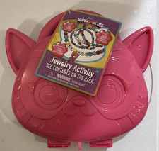 Junior SuperKitties Jewelry Activity Kids Bead Kit Cat Case Pink
