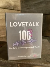 LOVETALK 100 Self Affirmation Cards To Increase Your Self-Worth For Women Sealed