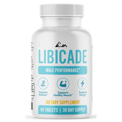 Libicade Male Performance Maximum Strength Supplement - 60 Capsules