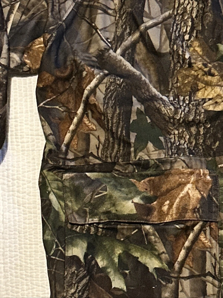 Redhead Realtree Hardwoods Camo Jacket Mens Large Zip Hooded Lightweight Coat - Image 4 of 4