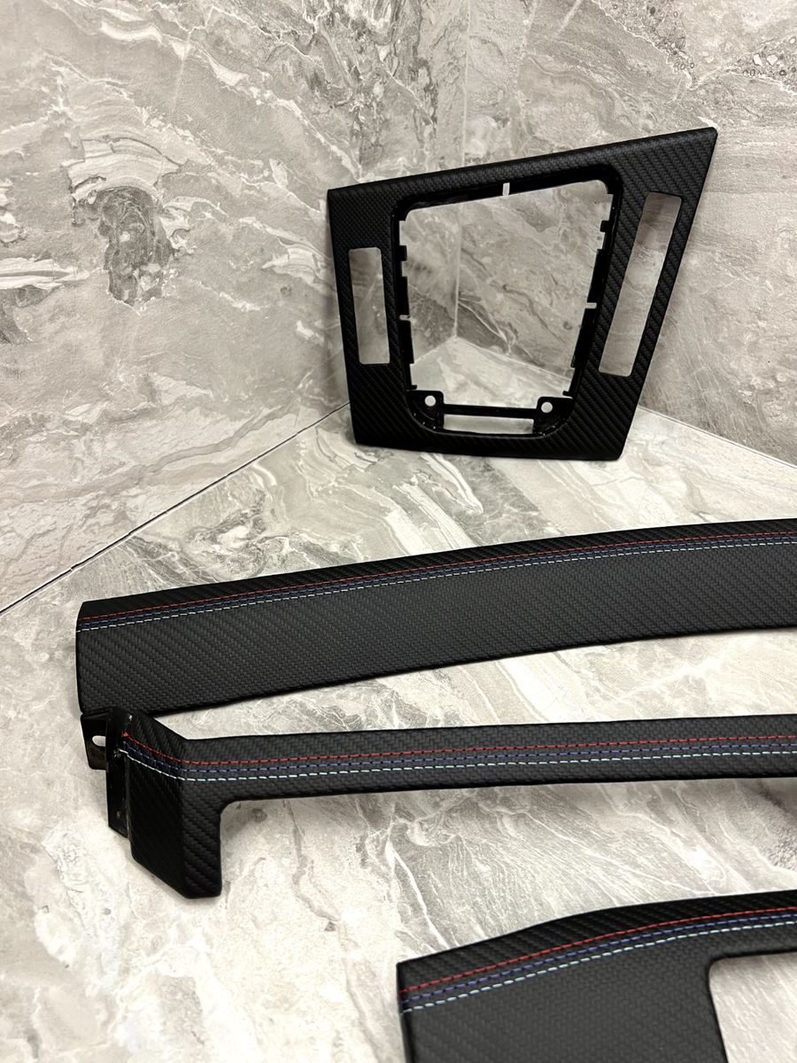BMW E46 SEDAN TOURING Interior trim Set CARBON LEATHER M STITCHES