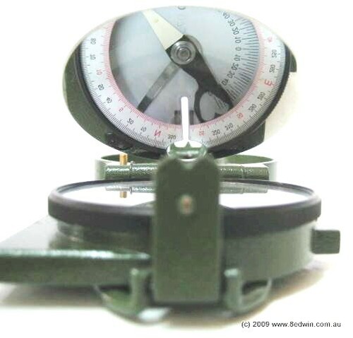 Metal Map Measuring Marching Compass -military old model - Sale! - Picture 6 of 10