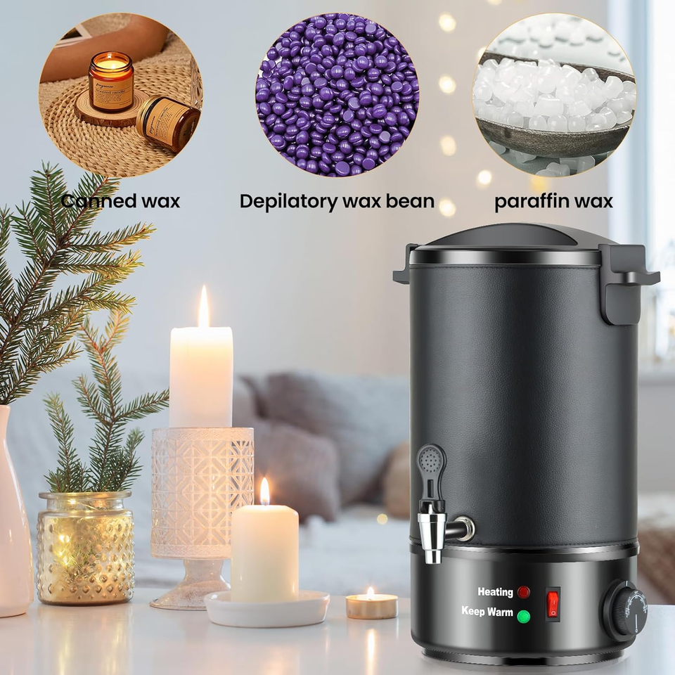 Wax Melter for Candle Making, 8L Large Electric Wax Melting Pot, Candle