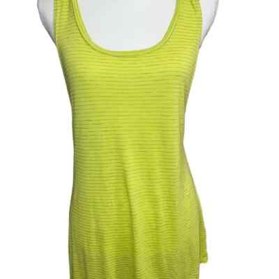 Beyond Yoga Big Reveal Yoga Tank Women s Size Medium Yellow and Gray