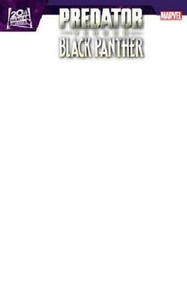 Predator Versus Vs Black Panther #1 Blank Variant