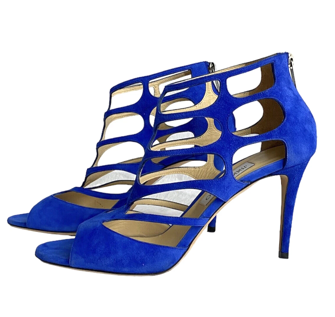 Jimmy choo store blue sandals