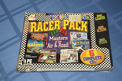 RACER PACK 6x Road Racing & Air Sim PC Games NEW in BOX