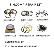 SINOCMP E70B Arm Boom Bucket Seal Kits for CAT Excavator Parts Repair Seal