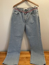 Vintage 2002 Tommy Hilfiger Straight Leg Classic Size 14 Light Wash