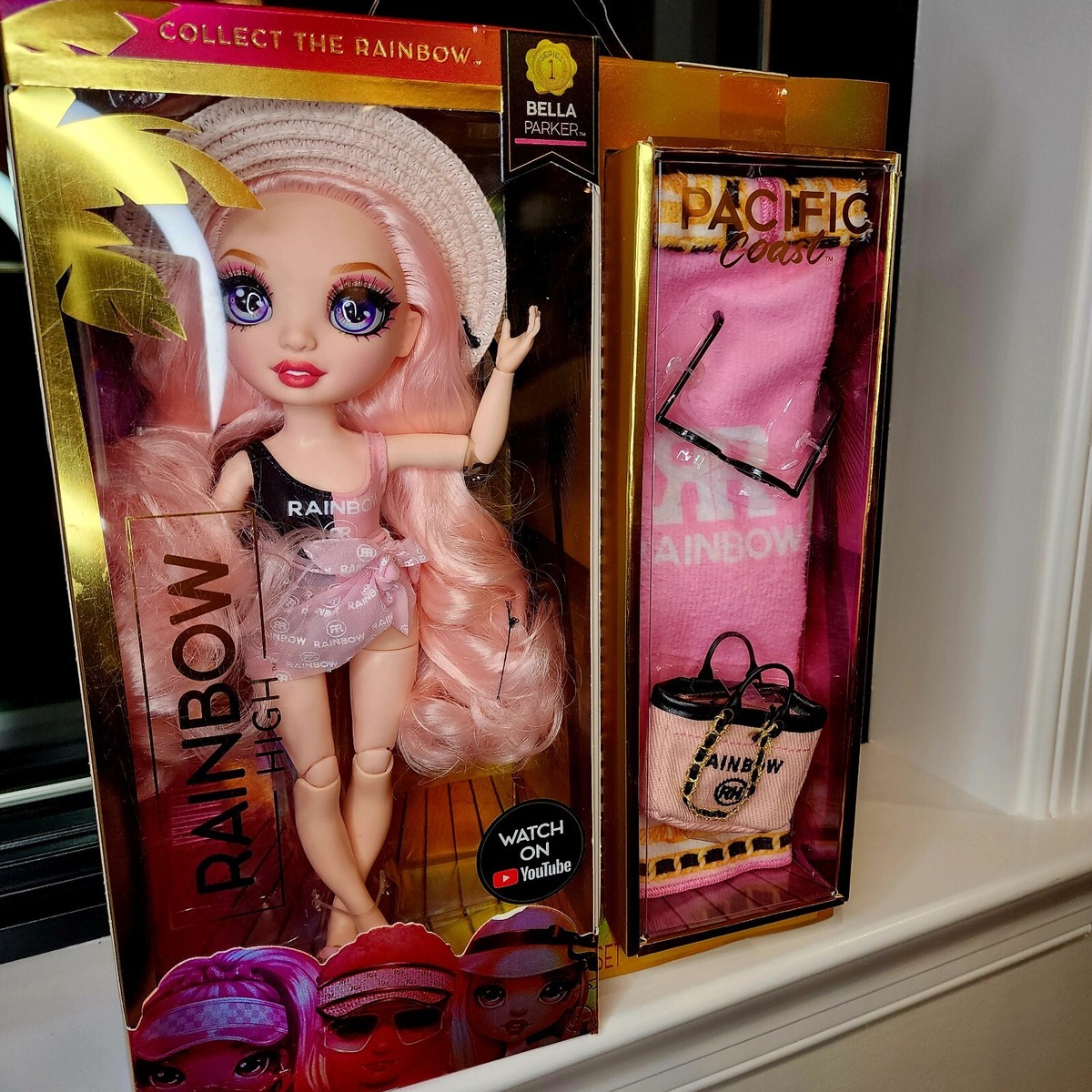 🌟Rainbow High Fashion Doll Bella Parker Pink Pacific Coast