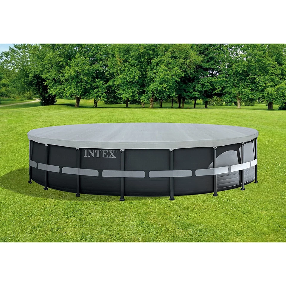 Intex 28041 - Deluxe Bâche de Protection pour Cadre Pool Ø 549cm, Surplomb 25cm - Bild 2 von 3