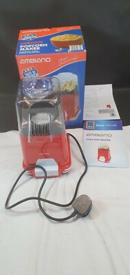 Ambiano American Style Popcornmaschine traditionelle Verkostung Kirmes Luft Stil - MIB