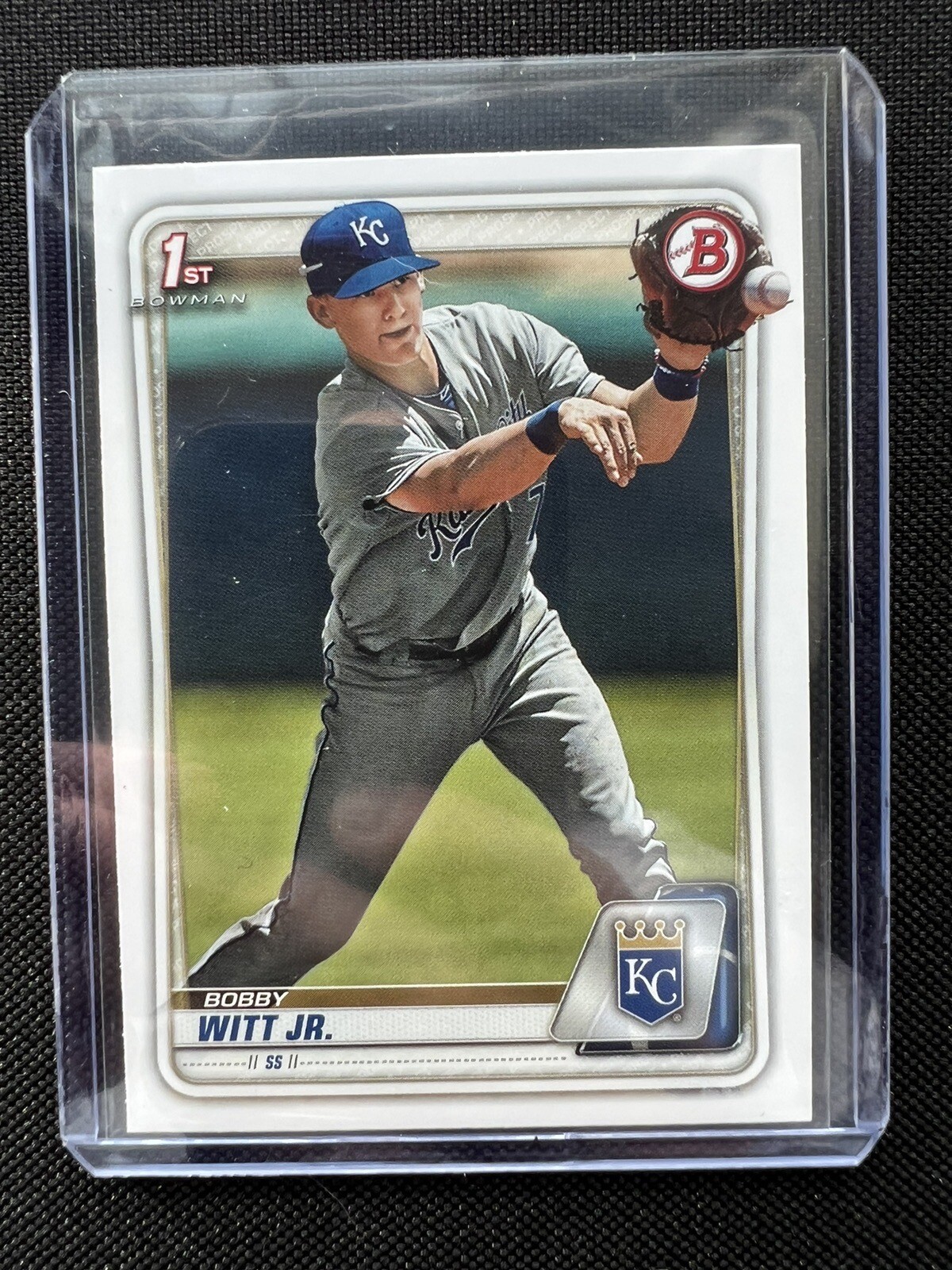 2020 Bowman Bobby Witt Jr 1st Bowman 1st Edition Paper Base Royals No. BP-25