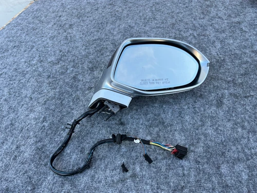 RIGHT DOOR MIRROR ASSEMBLY BLIND SPOT/PWR FOLD 103K OEM 12-15 AUDI A7 S7 RS7 4.0