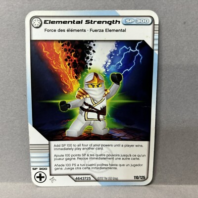 Lego Ninjago 2012 Elemental Strength Trading Card 110/125 | eBay