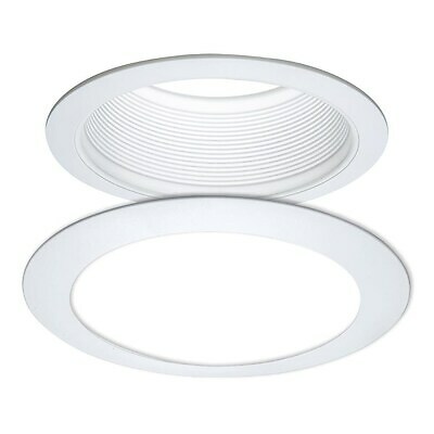 6-in Halo Baffled White Recessed Light Trim - Picture 1 of 1