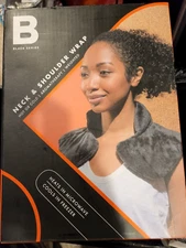 Black Series Weighted Hot or Cold Neck & Shoulder Wrap 1014820 - NIB- Sealed