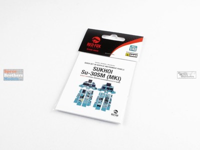 RFSQS48039 1:48 Red Fox Studio Quick Set Acrylic Instrument Panel - Su-30SM