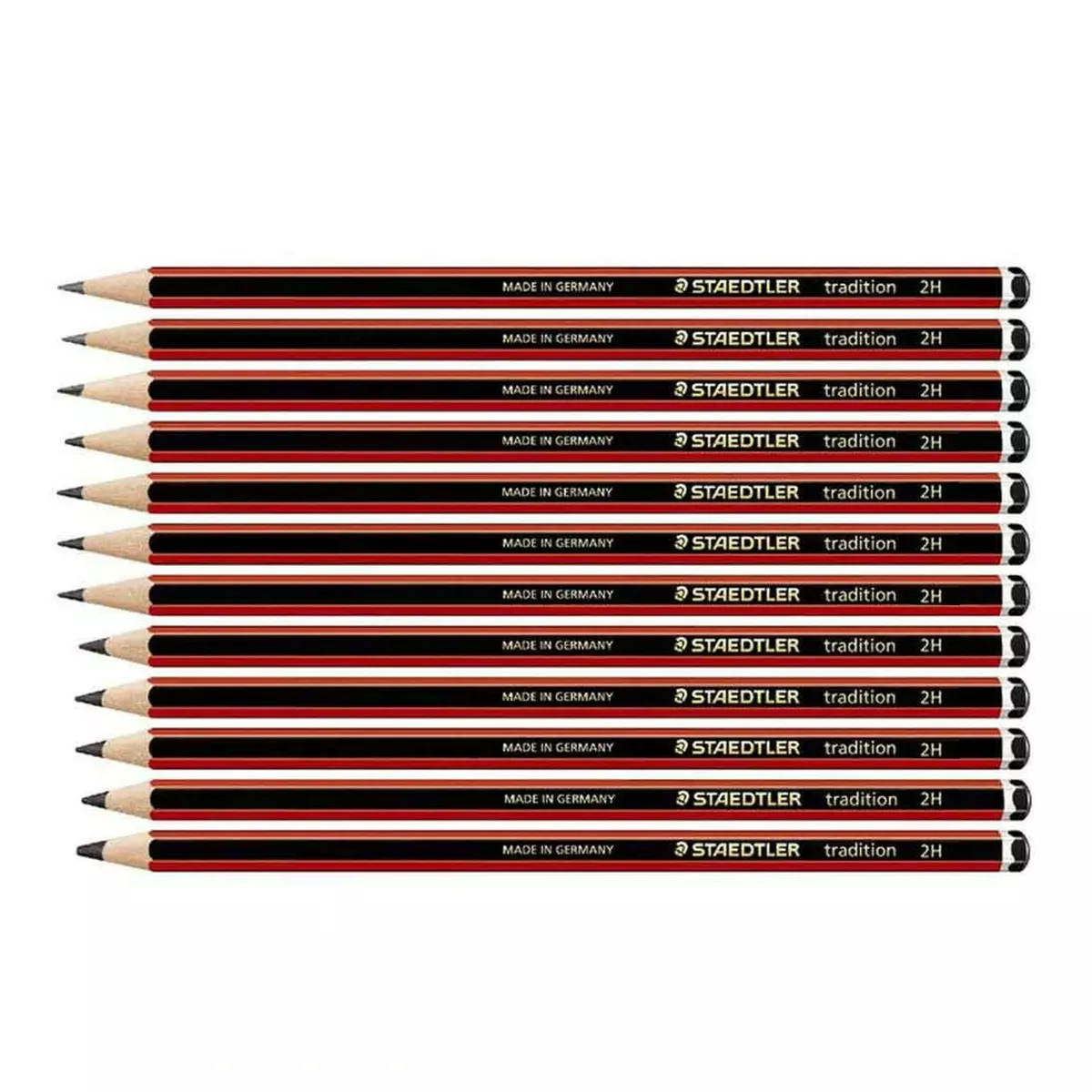 Staedtler Tradition Pencils 2H - School Drawing Sketching Art Pencils -  1-100