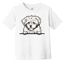 Linda camiseta Bolonka Zwetna raza perro pop up bebé niño pequeño
