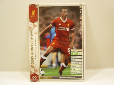 Panini WCCF 2017-18 Trent Alexander-Arnold 1998 England　Liverpool FC #A5 Regular