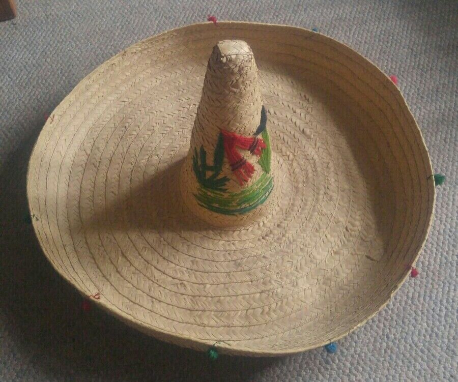 Sombrero Adult Straw Mexican Hat Sombrero Adult Straw Mexican Hat