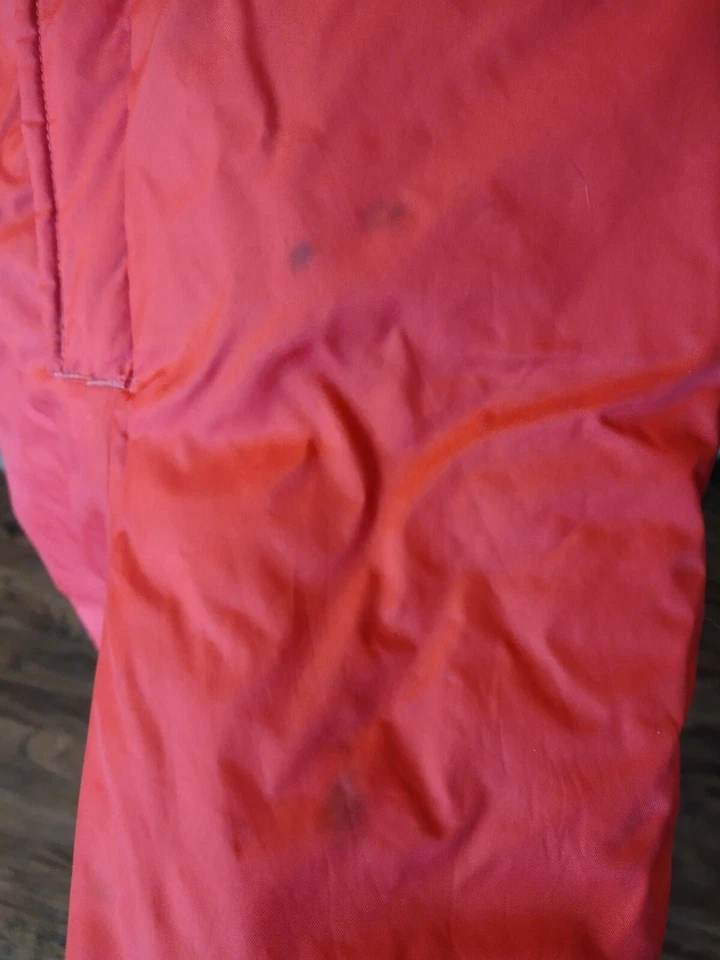 Vintage Youth Winter Snow Pants Bib Red, Midwest By Fox Point, USA Union Made - Image 3 of 4