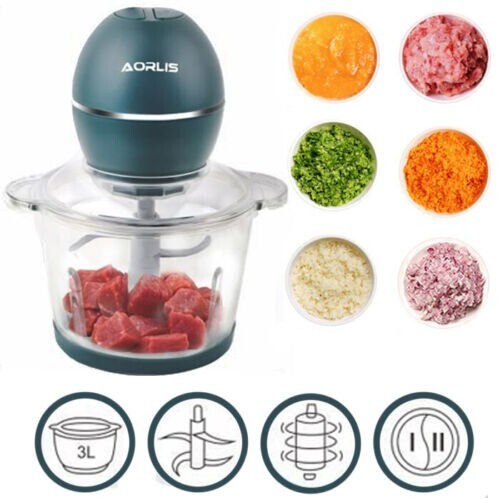Tritatutto Industriale per Casa 300W 3L - Lame Inox e Motore Rinforzato