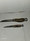 Vintage 1950's Pair Hunting Knife Stag Horn Solingen Germany  — photo 5