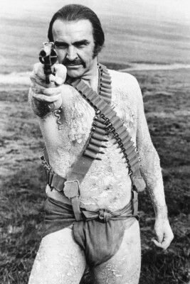 Zardoz Sean Connery 18x24 Poster In Thong Pointing Gun | eBay