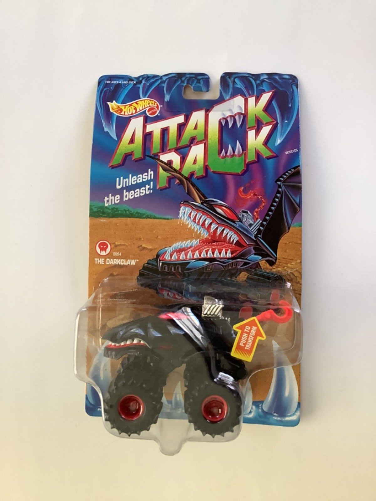 Hot Wheels The DarkClaw 1992 Attack Pack Sealed