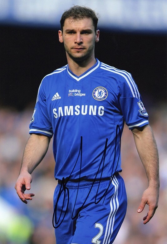 Branislav Ivanovic, Chelsea & Serbia, signed 12x8 inch photo. COA